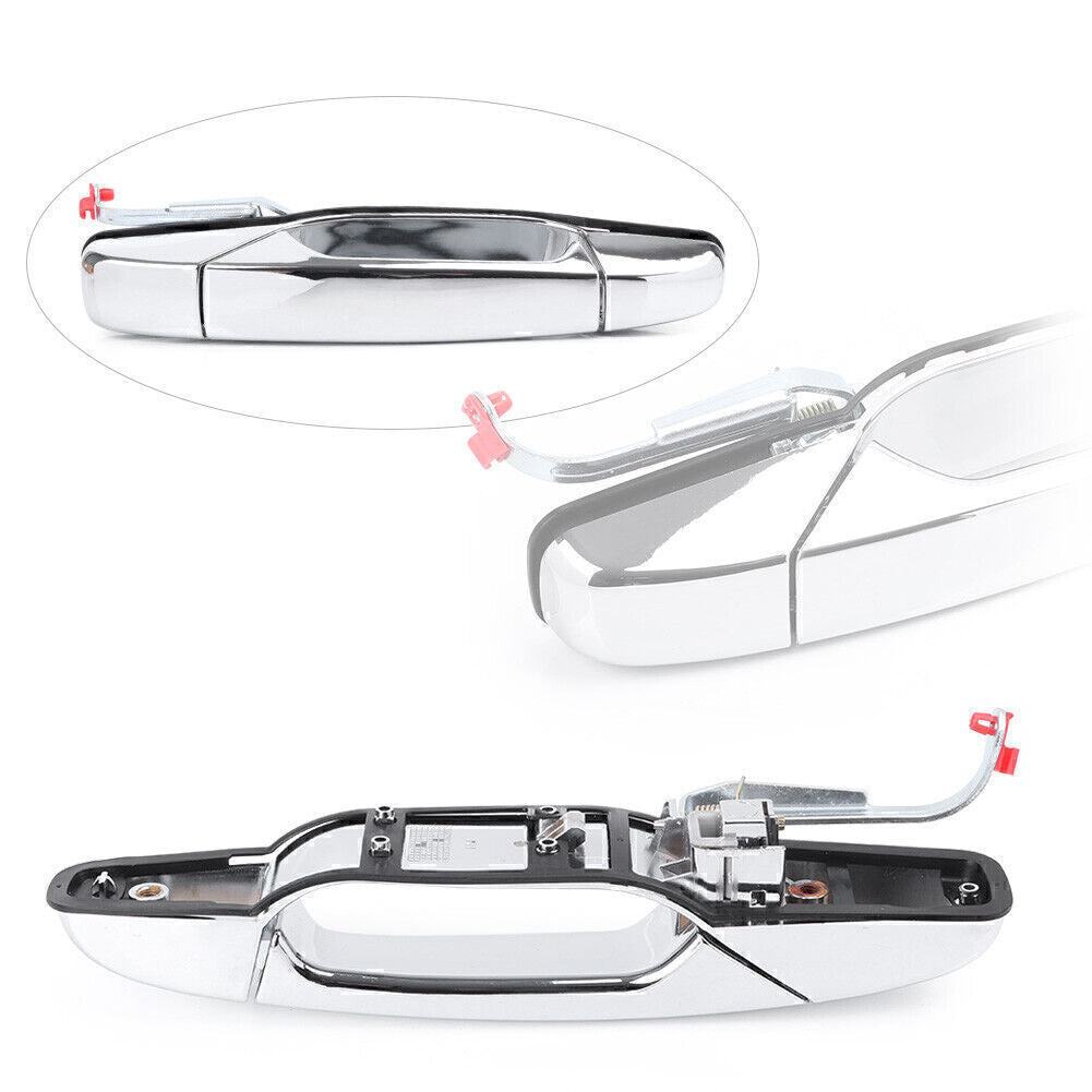 Door Handle Exterior Chrome Rear Right Fit for GMC for Cadillac for Escalade Base 2007-13 RH