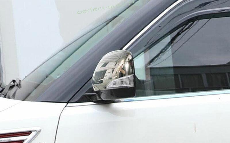 for Nissan Armada Patrol Y62 2018-2024 Chrome Rear View Mirror Cap Cover Trim 2X