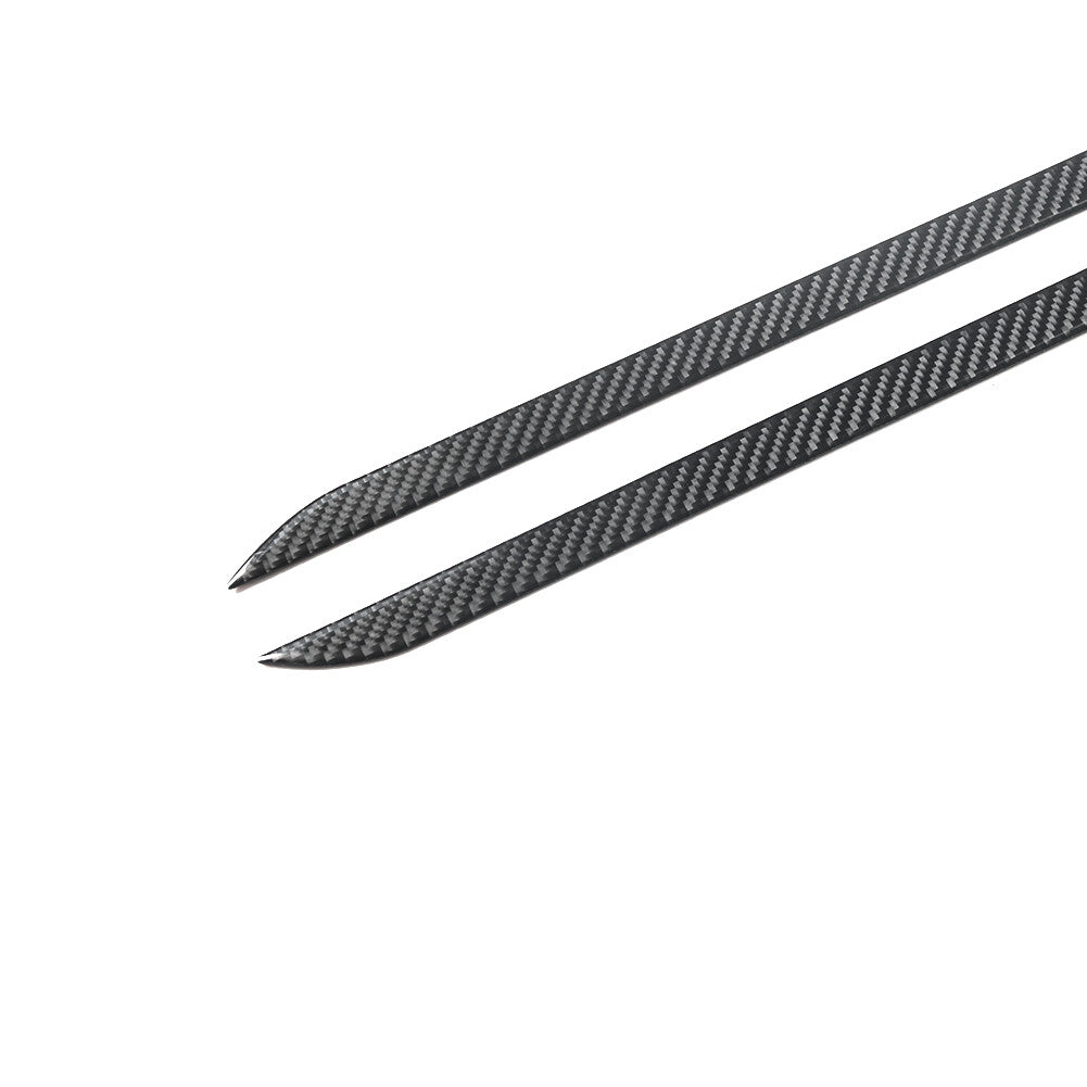 2X Red Carbon Fiber Turn Turn Signal Light Cover Trim For 718 2016-2022 v