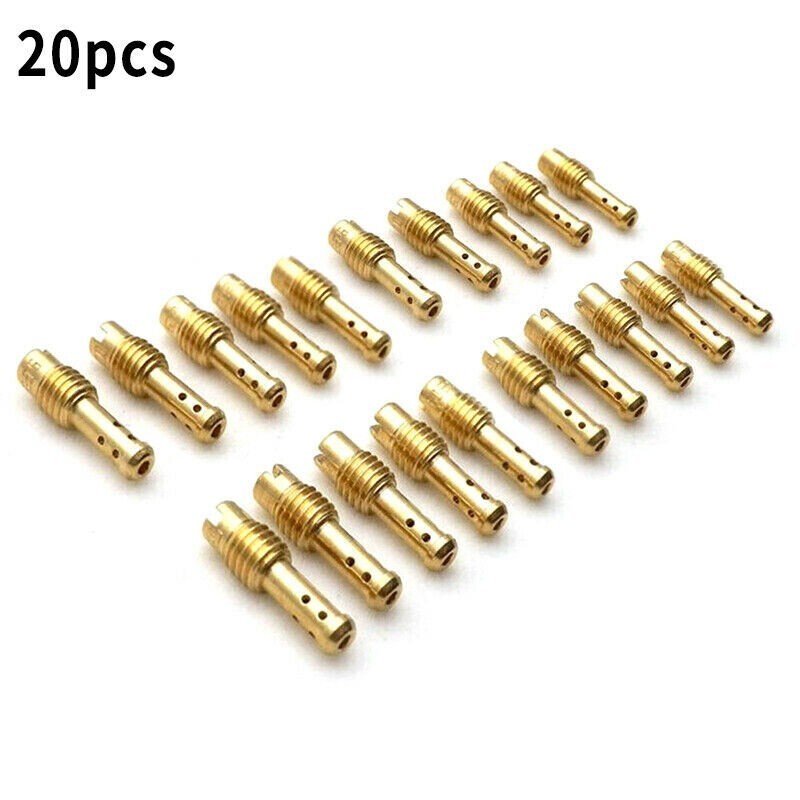 20pcs Carburetor 12.5 60 Parts For Jet 8 Bleed Holes Kit For VM v