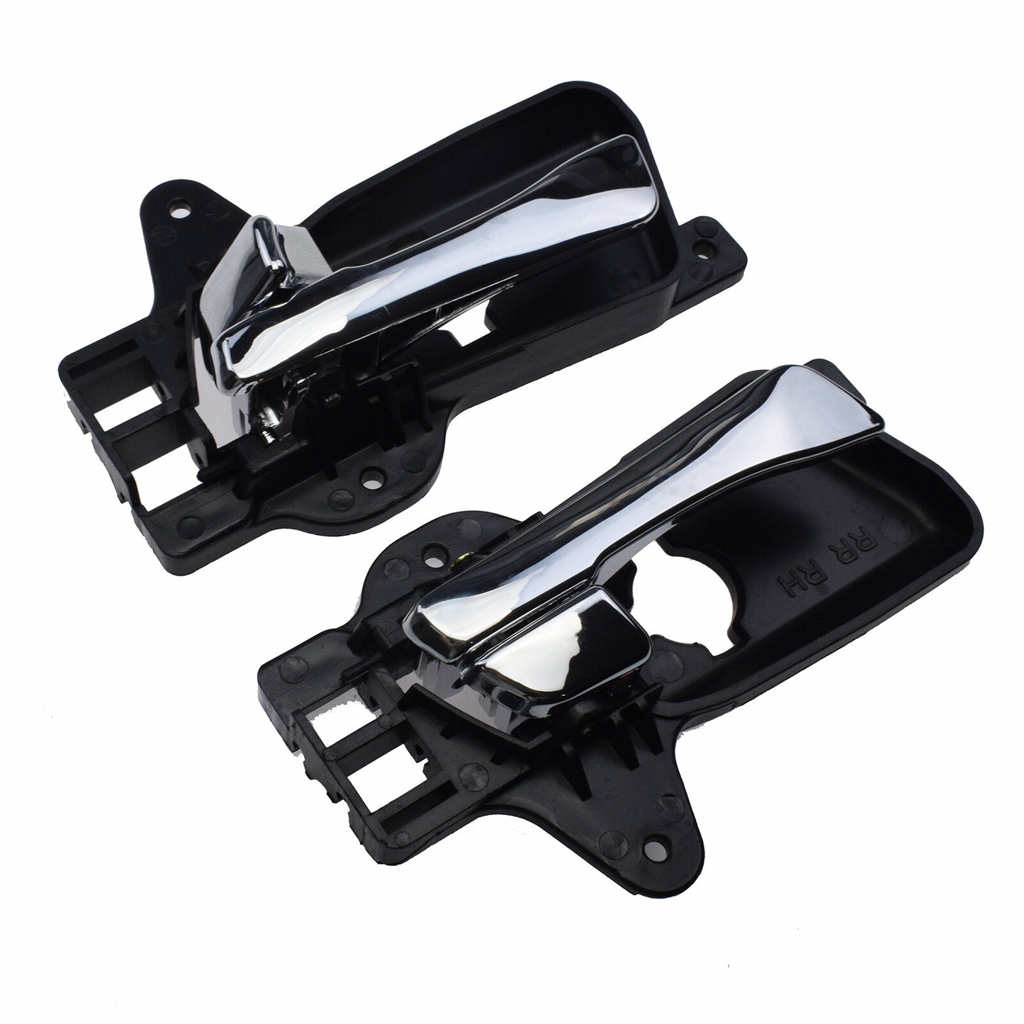 2PCS Interior Rear Left  Right Chrome Door Handle For 2009-2012 for Hyundai for Elantra