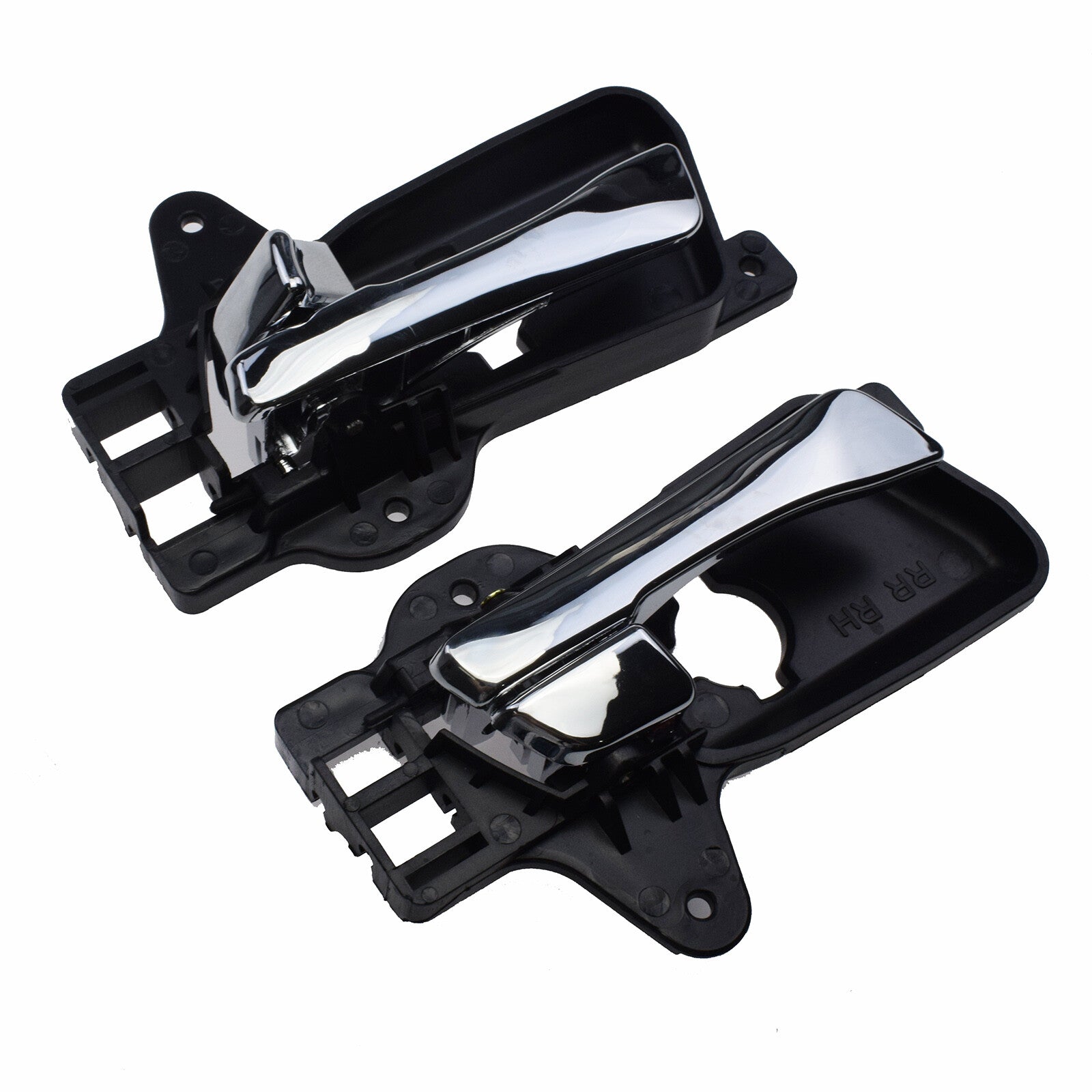 2PCS Interior Rear Left  Right Chrome Door Handle For 2009-2012 for Hyundai for Elantra