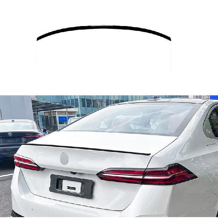 Rear Tail Trunk Spoilers Wing Lip Gloss Black ABS For 5 2024-2025 G n
