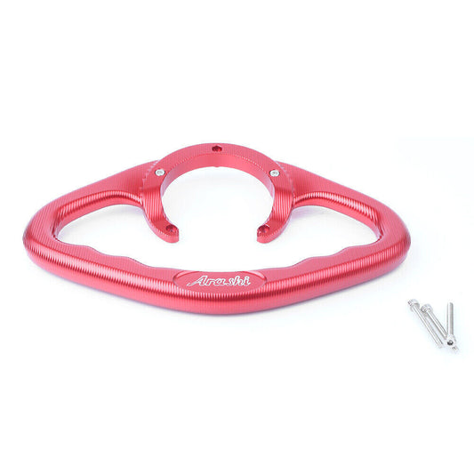 CNC Beifahrer Handgriff Tank Lenkergriff f¨¹r for Honda 5-Loch Motorrad Rot