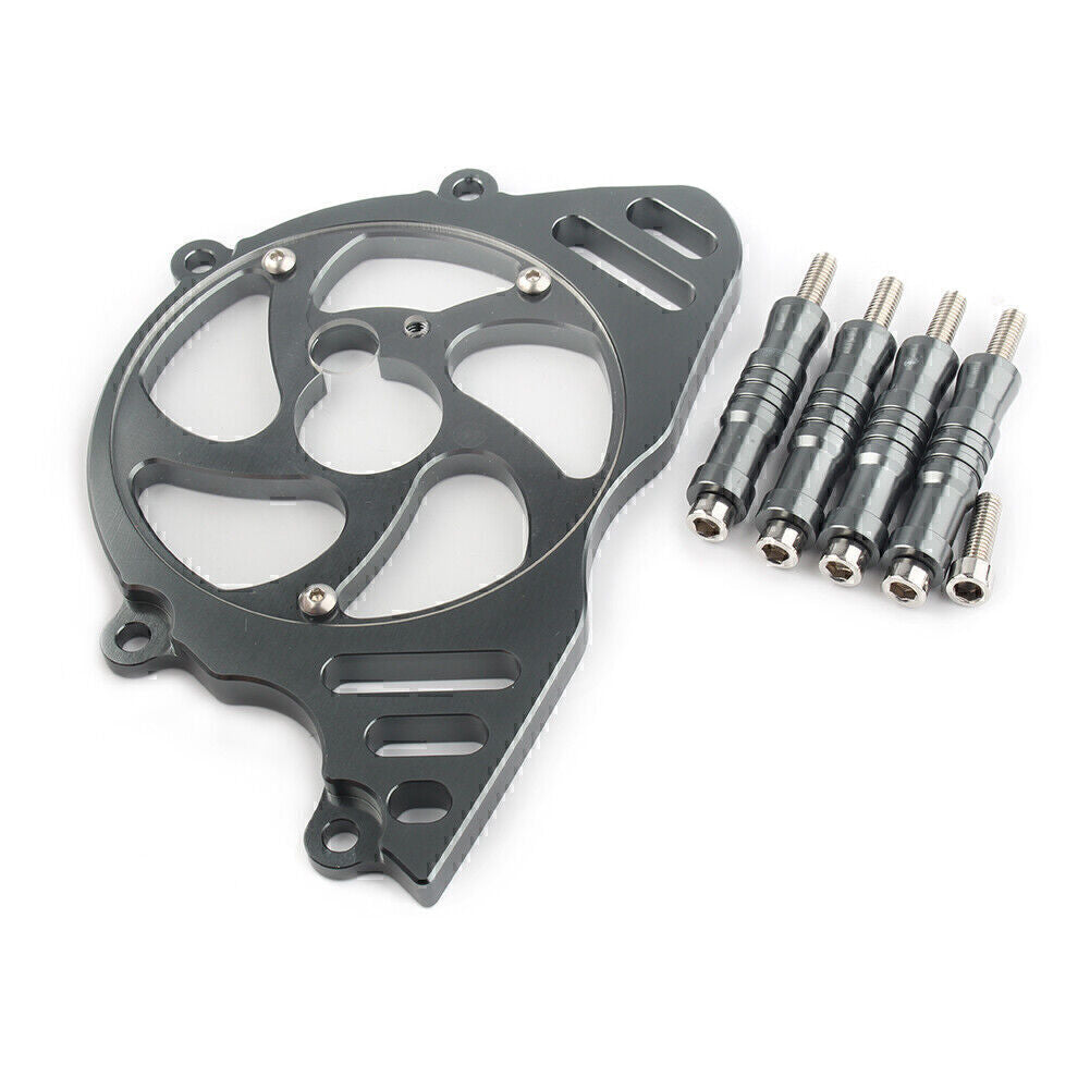 Ritzel Kettenschutzabdeckung Motordeckel f¨¹r for Kawasaki Z1000 2010 - 2017 CNC Grau