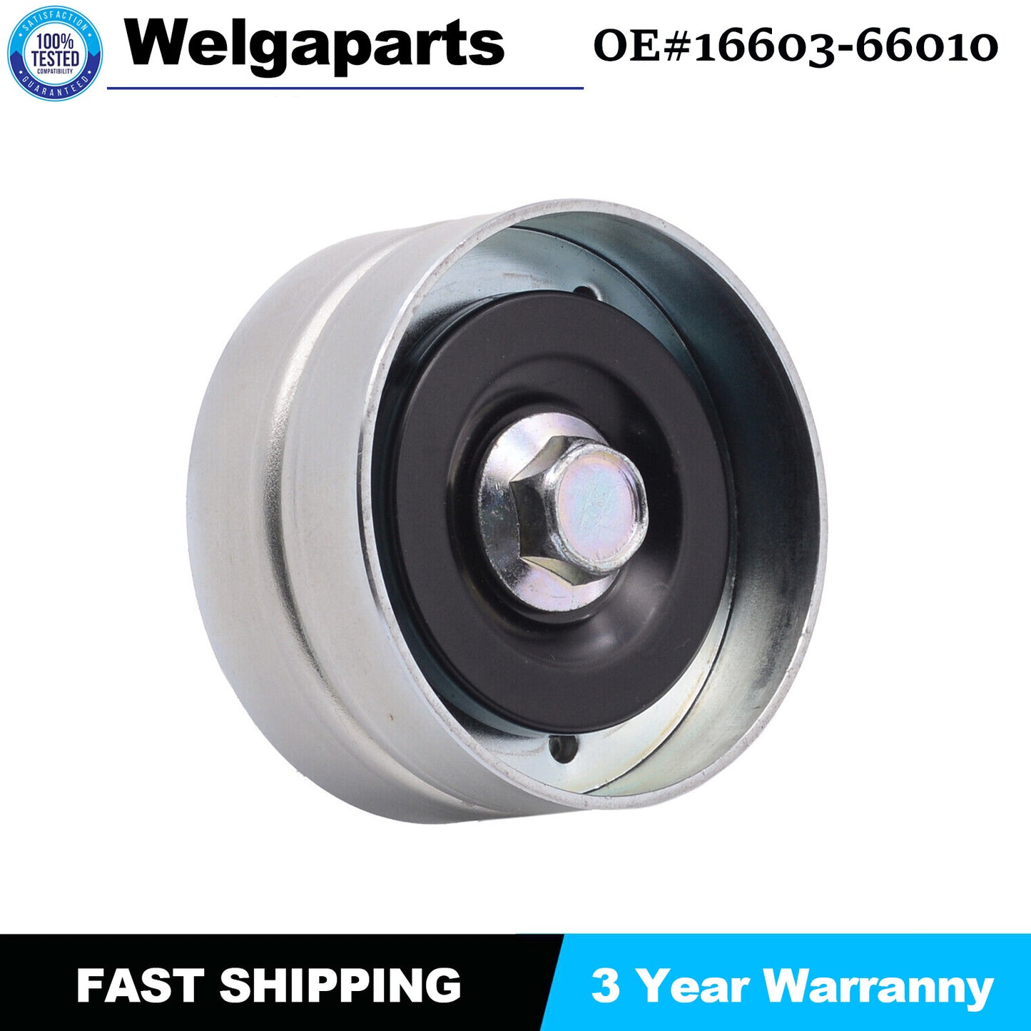 1PC for Toyota for Lexus for Land Cruiser Lx450 16603-66010 1660366010 Belt Idler Pulley
