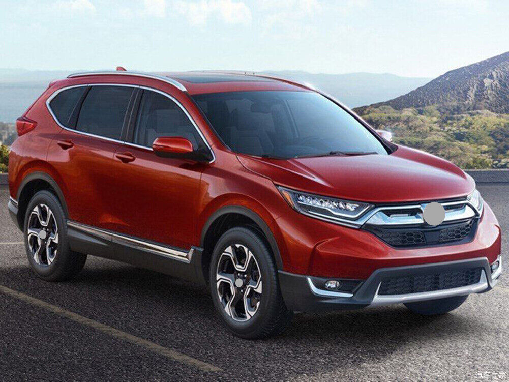 for Honda CR-V 2017-2019 stainless Front Fog Light Lamp Eyelid Cover Lower Trim