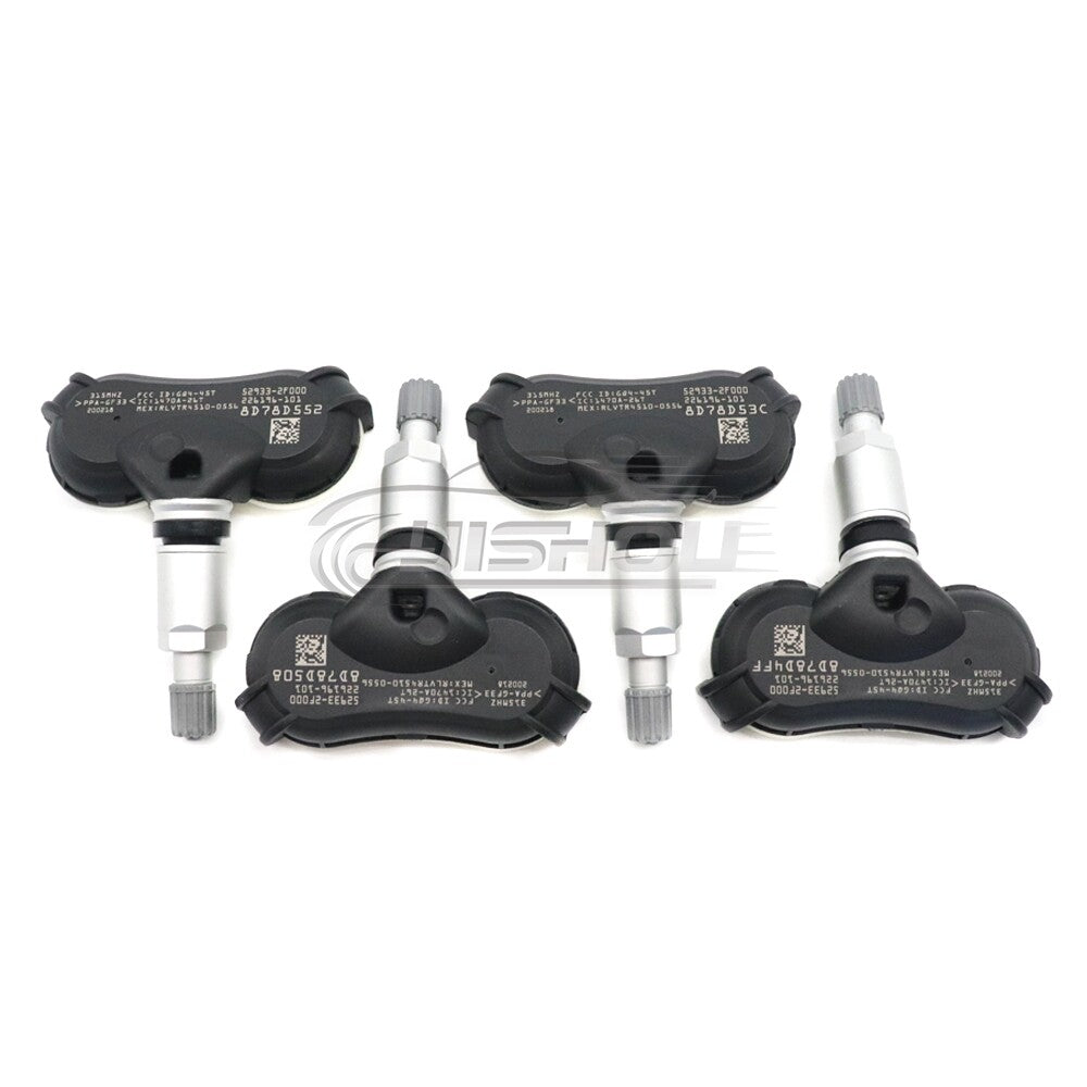 4PCS 52933-2F000 TPMS Tire Pressure Monitor Sensor for Hyundai for Genesis for Kia Rio