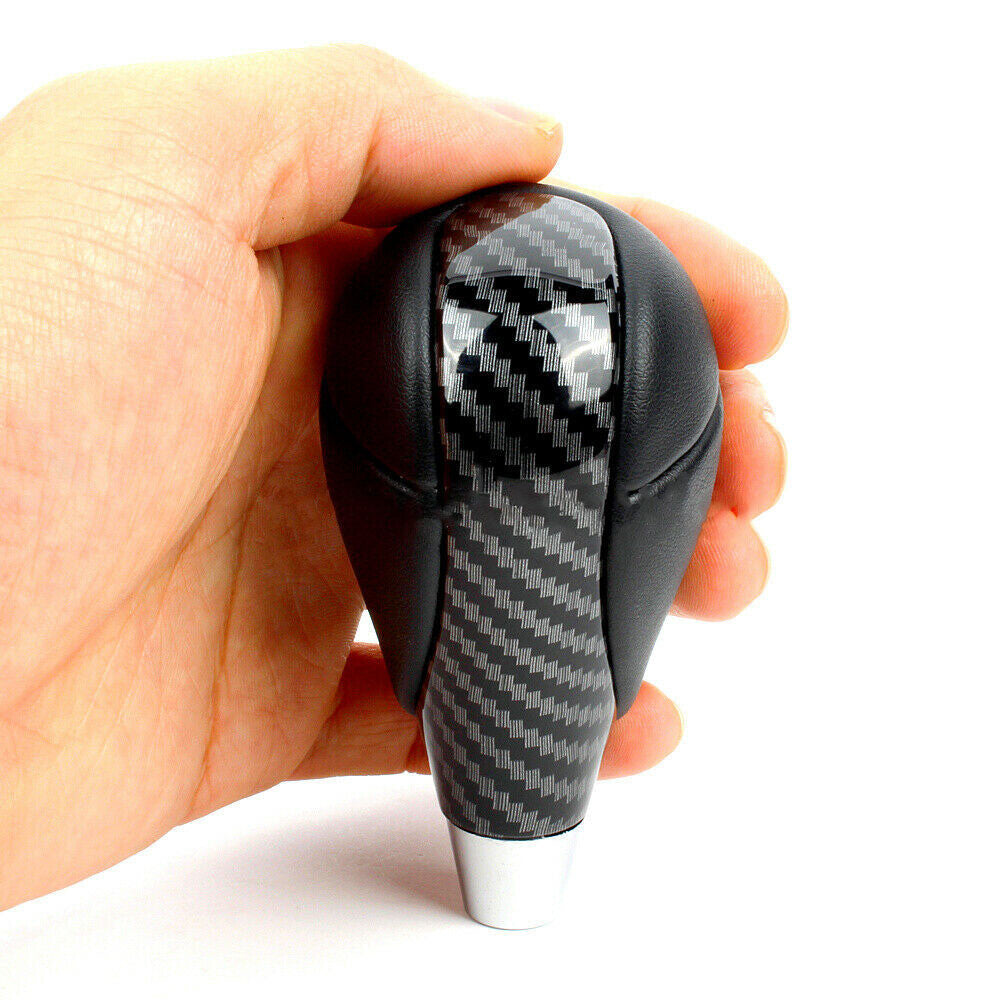 Carbon Fiber Leather Automatic Gear Stick Switch Button for Lexus IS250 2006-2012 Q