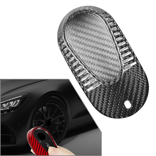 Carbon Fiber Key Fob Cover Case for Mercedes-Benz S Class S400 S350l S450l 2021