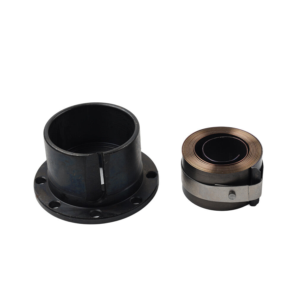 1 Set 25mm Clock Spring + Steel Housing For Bridgeport Milling Machine Part Tool