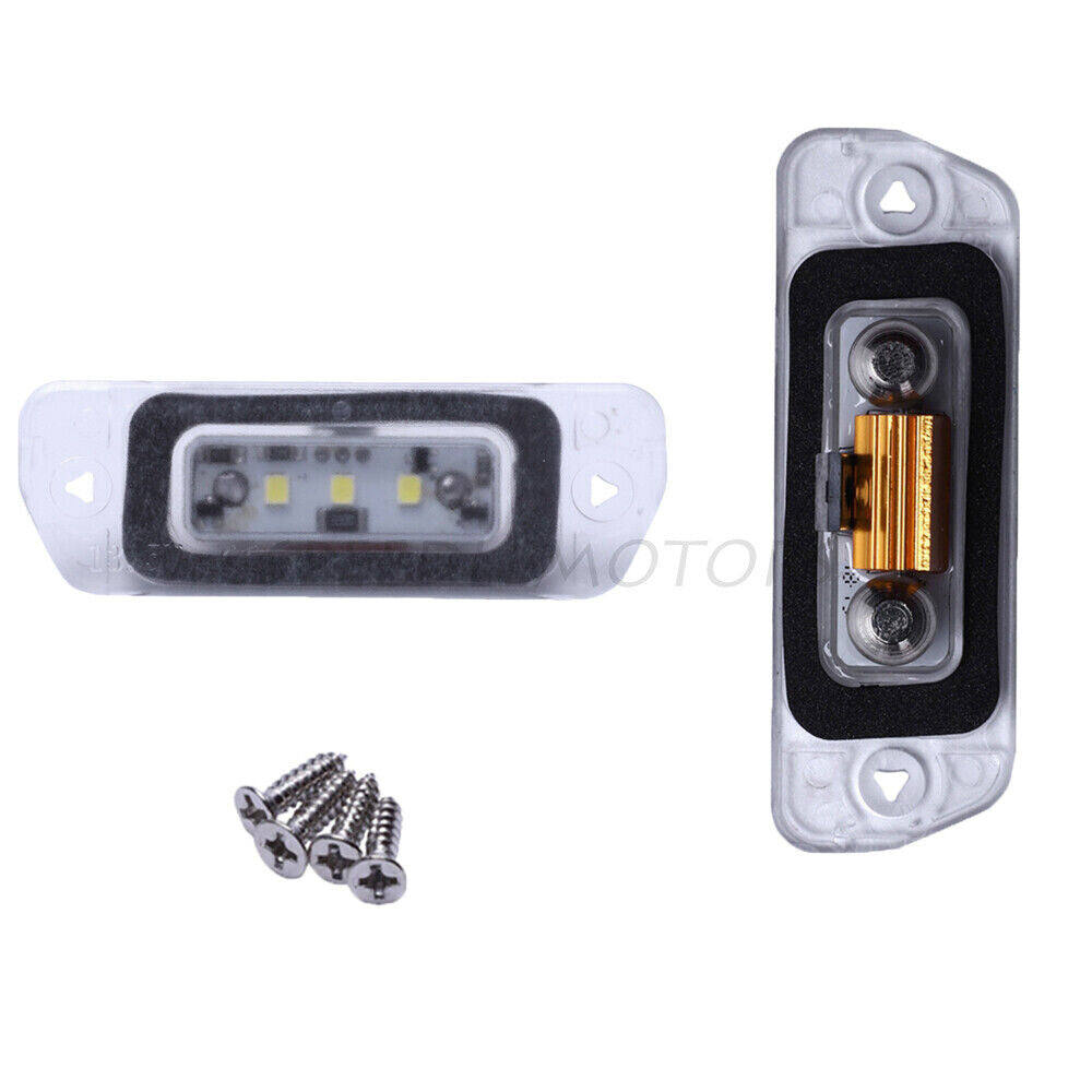 2x LED License Plate Light A-251-820-01-66 for Mercedes X164 W164 W251 GL ML R Q