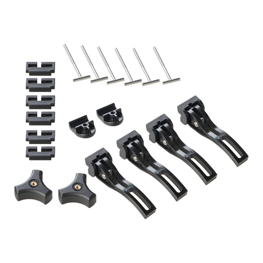 Universal replacement parts for hard three-fold Tonneau protective sleeve bolts and front clamps