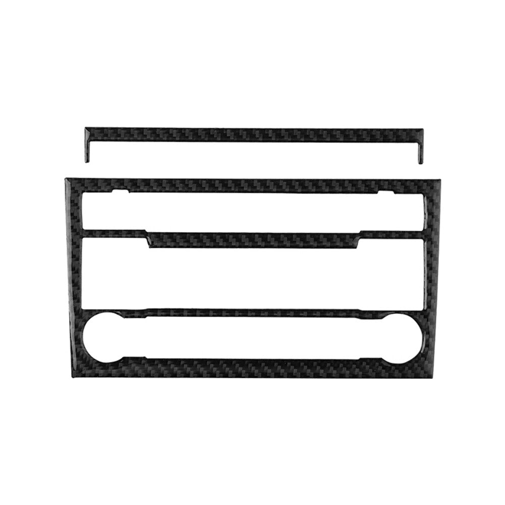 2Pcs Carbon Fiber Rear Door Armrest Cover Trim for Passat 2006-2011 v