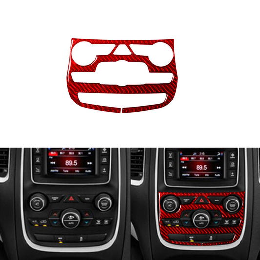 Front Passenger Storage Switch Trim Cover Carbon Fiber for VW Touareg 2011-2018 v