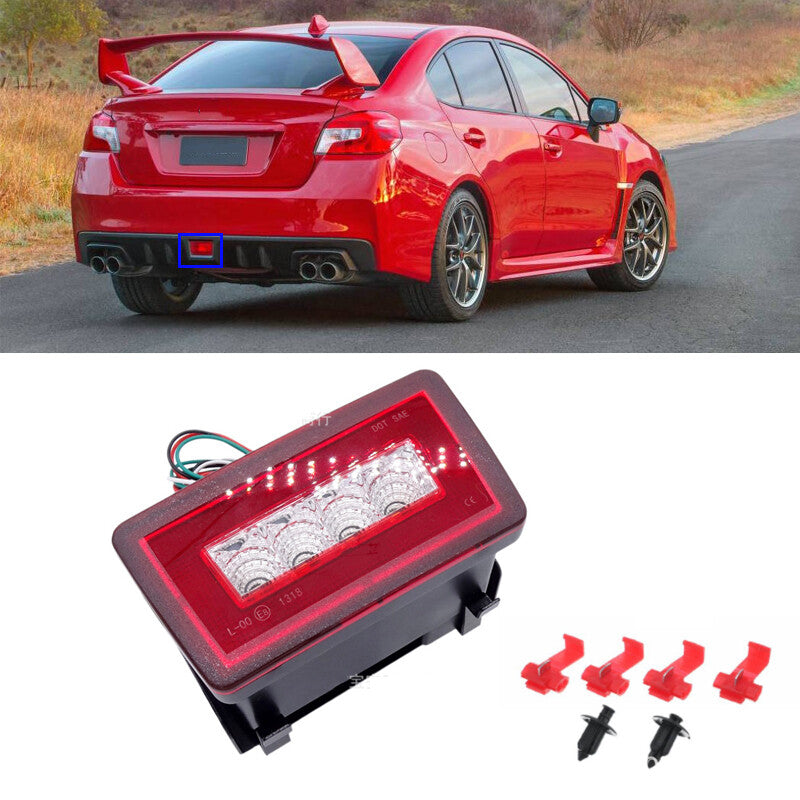 for Subaru WRX STI 3rd Rear Fog Brake Light Reverse Backup Tail Lamp