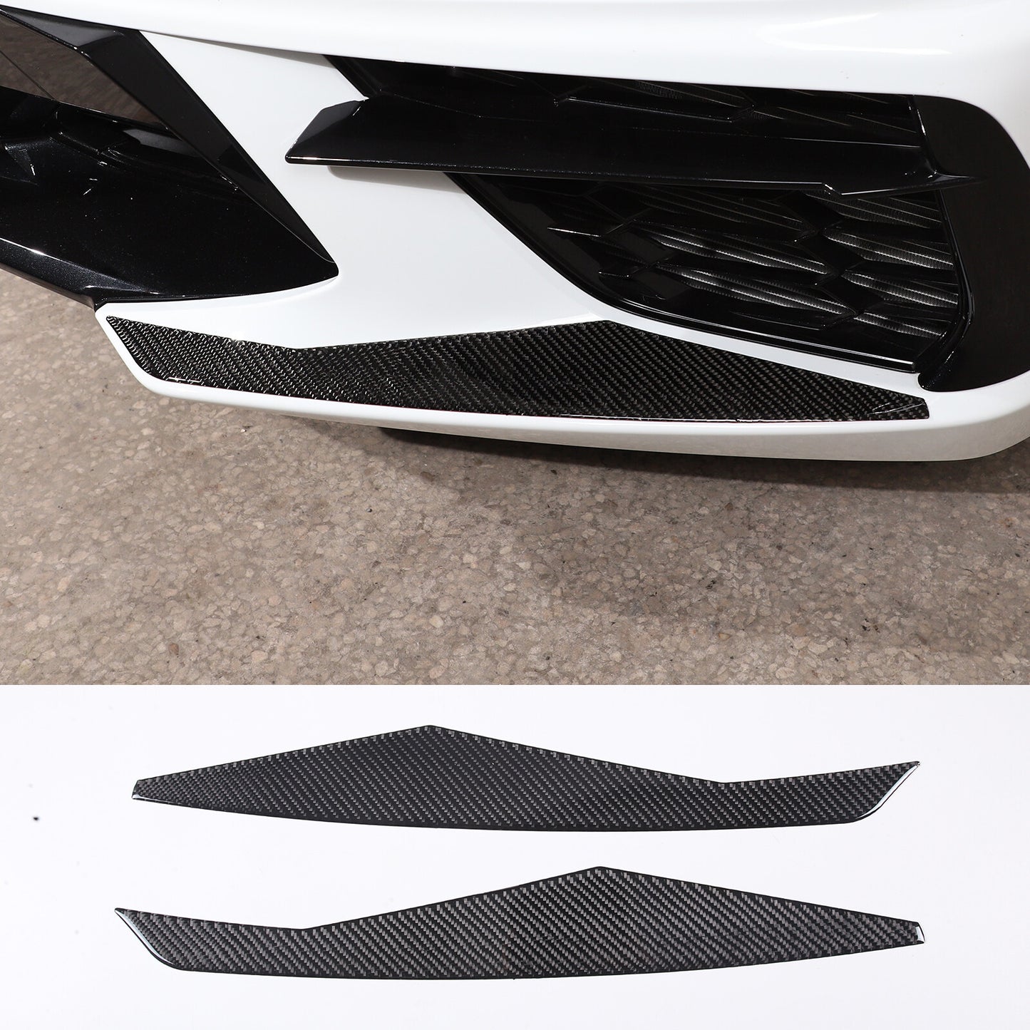 ABS carbon fiber electronic parking brake switch frame suitable for Corvette C8 2020-2023