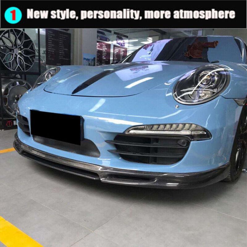 Carbon fiber front bumper lip for Porsche 911 991 991.1 2012 - 2015