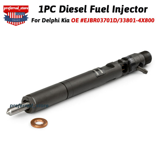1-piece diesel injector EJBR03701D fuel injector R03701D 33800-4X810 suitable for Kia v
