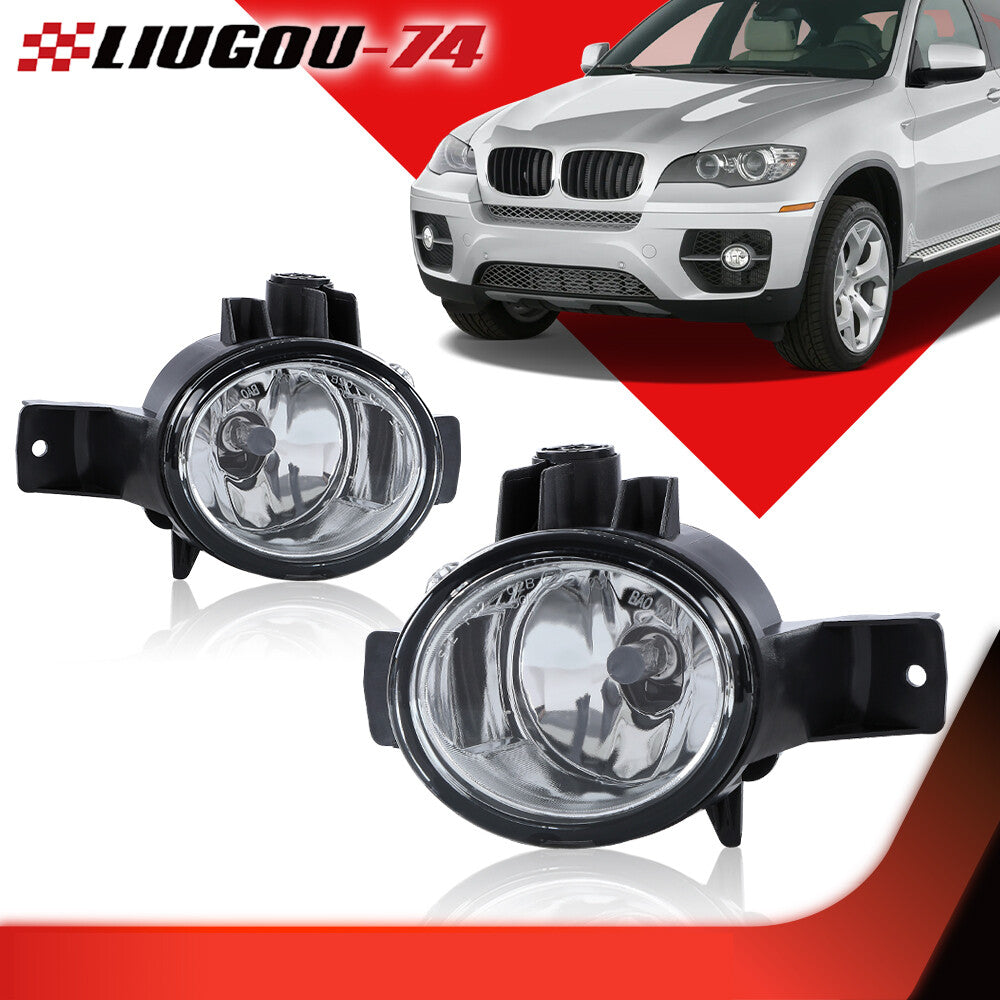 1 pair of fog lights LH+RH for X6 E71 E72 2008 2009 2010 2012 2013- v