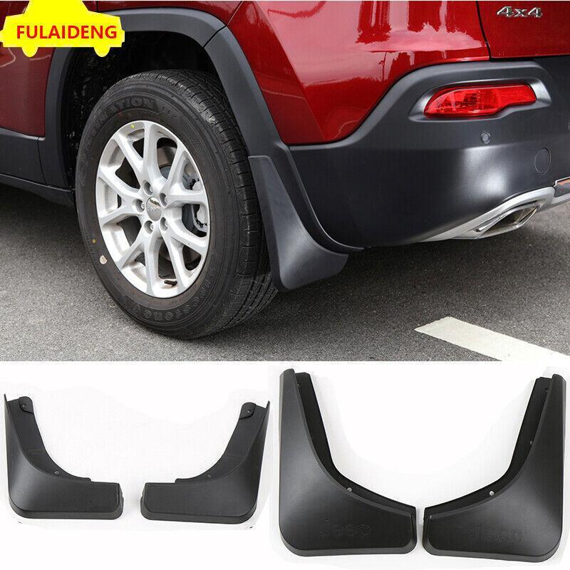 for Jeep Cherokee 2014-2018 Front  Rear Mud Fender Flaps Splash Guards Mudguard