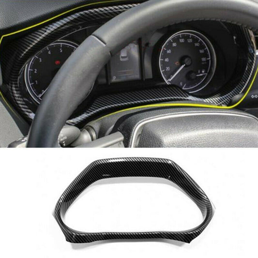 Carbon Fiber Dashboard Speedmeter Frame Cover Trim 1P for Toyota Venza 2021-2023