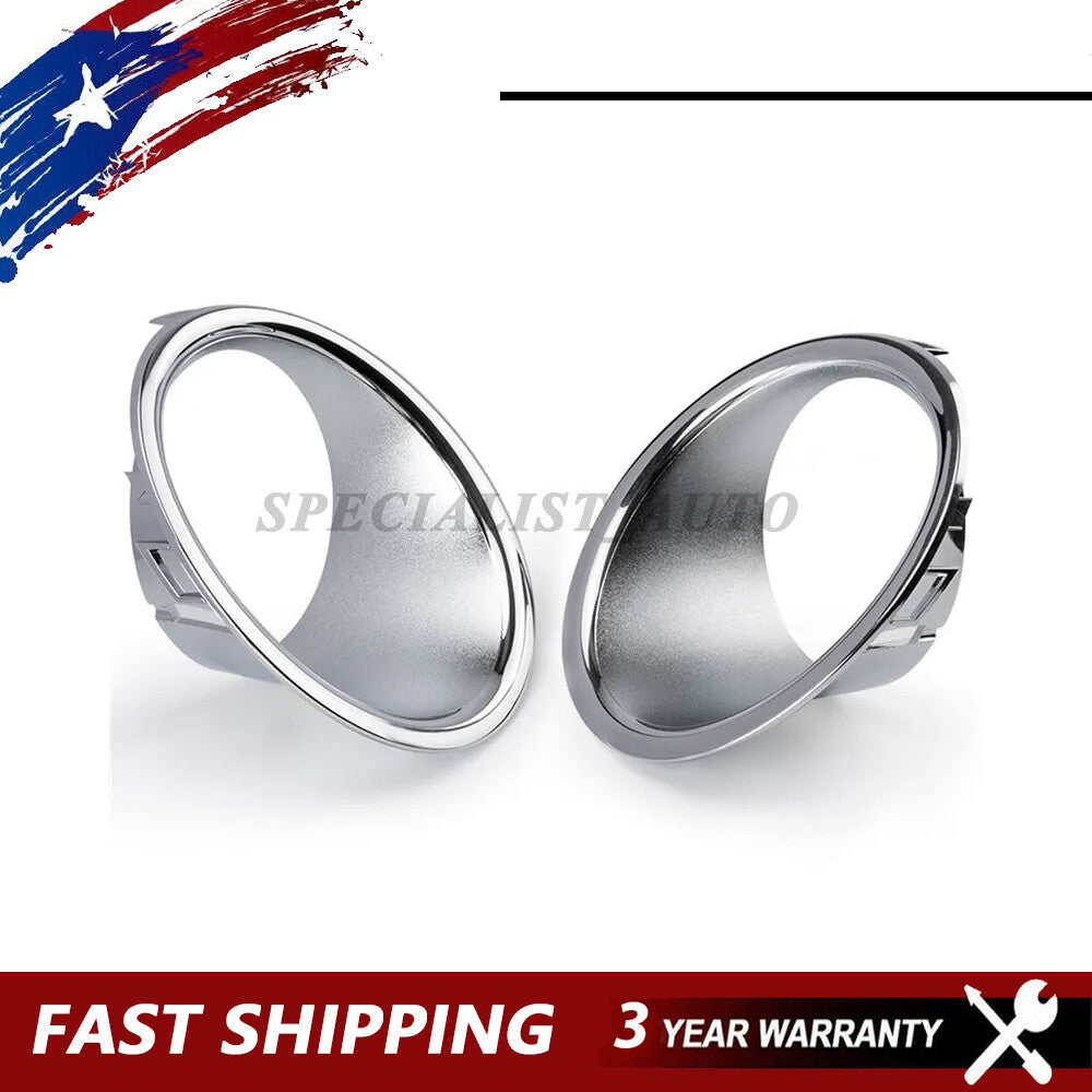 51112753661 2Pcs Side Front Fog Light Cover Bezel Trim for Mini Cooper R55 R56
