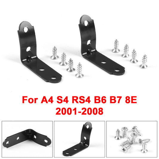 for Audi for A4 S4 RS4 B6 B7 8E Glove Box Repair Kit 2001-2008 2PC Black Ships From Q