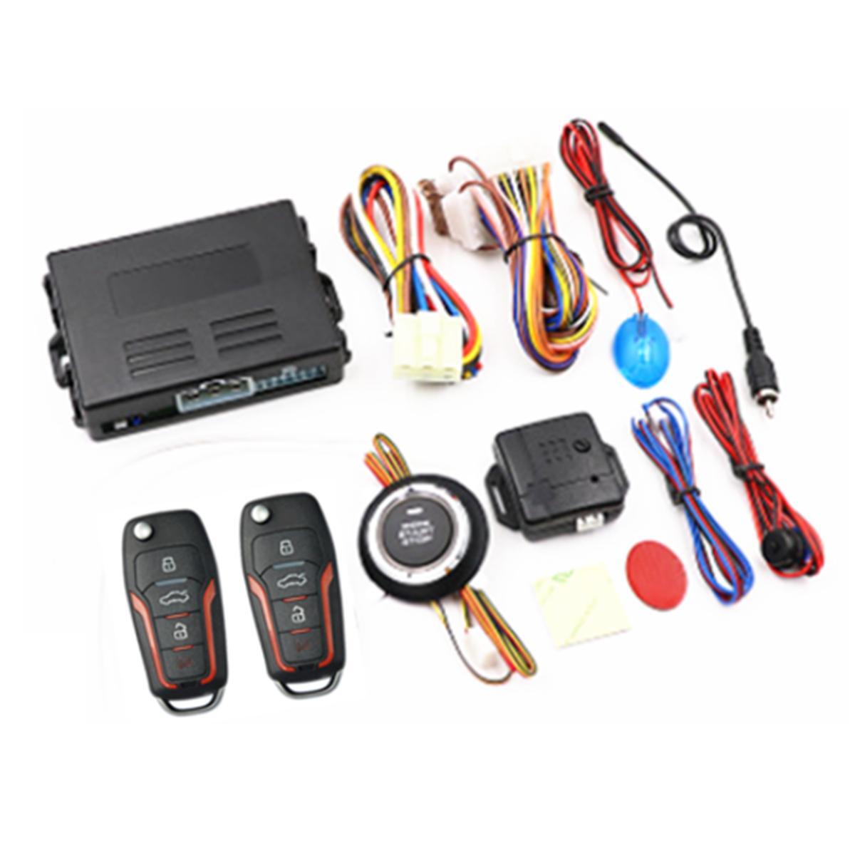 Keyless entry, engine ignition button, remote starter, car SUV security alarm system - n