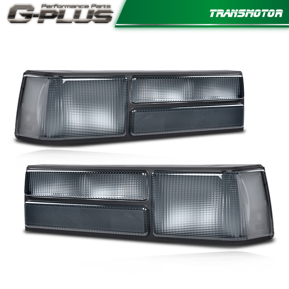 Smoked Lens Rear Tail Lights Does Not Include Bulbs Fits for Mustang 1987 - 1993 - v