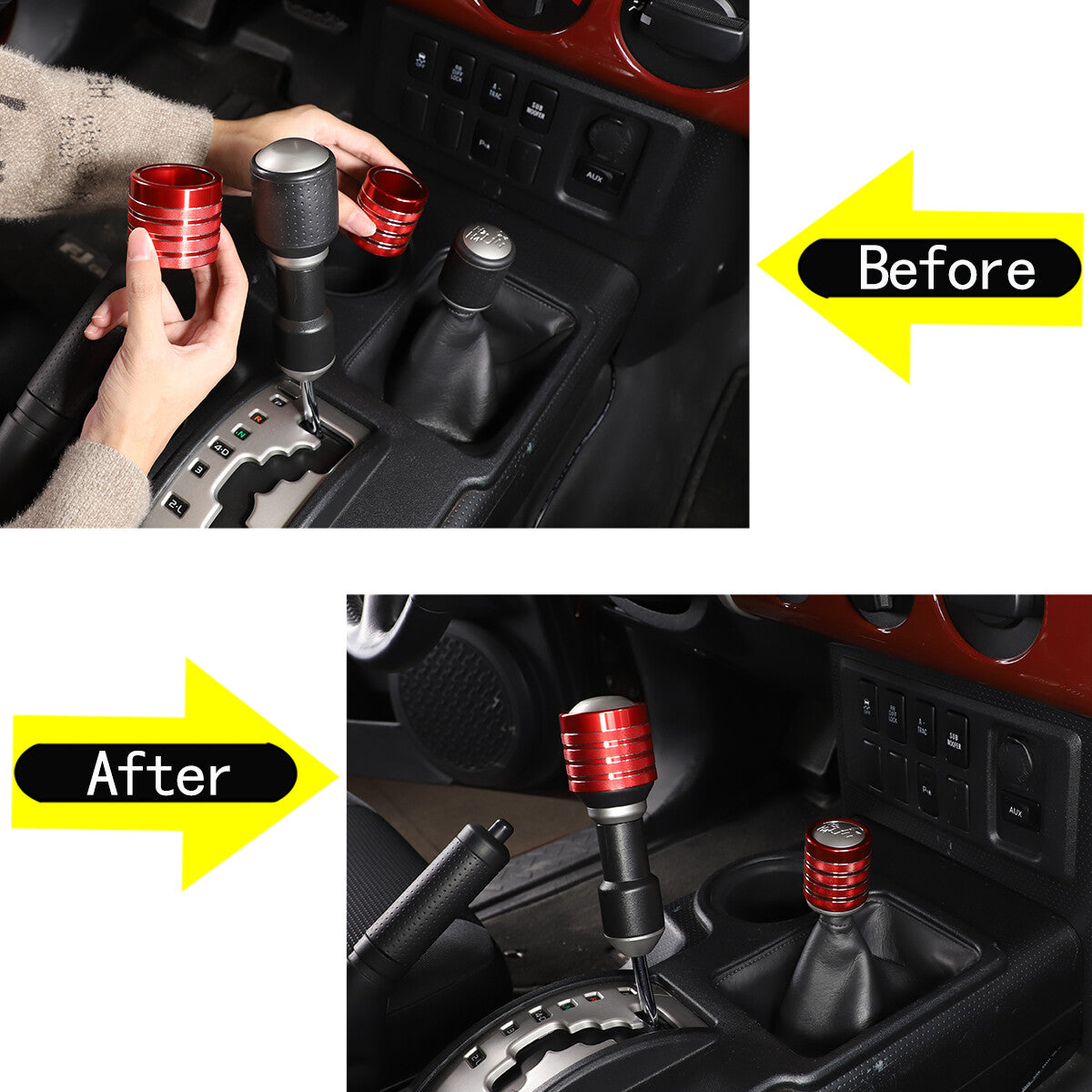 Gear Shift storage box center console left tray suitable for @ Tacoma 2016-2021- v