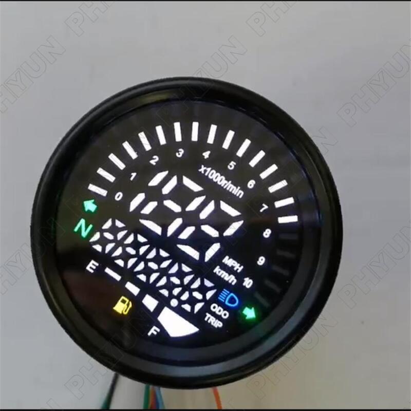 Motorcycle odometer, digital odometer, 199 km/h, speedometer, anti-glare. n