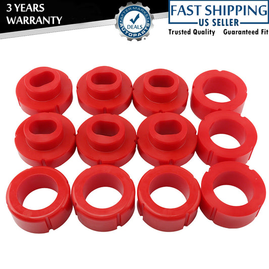 For 81-87 for Chevy C/K 10-30 2/4wd Prothane Body Mount - Red