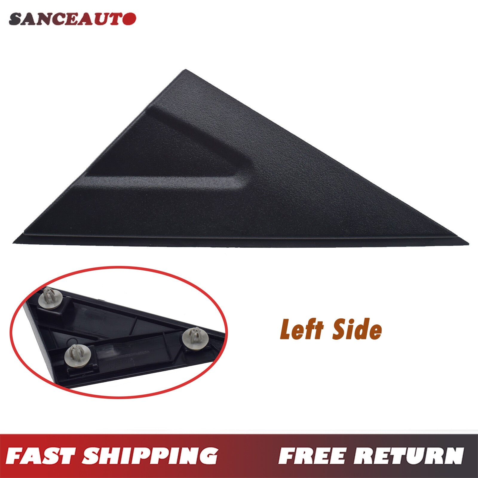 Outer corner decorative molding left driver 861801R000, suitable for HYUNDAI ACCENT 2012-2017. n
