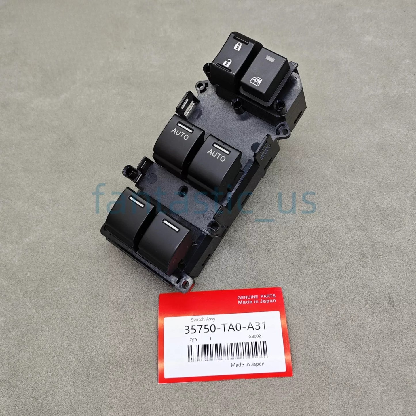 Equipment Manufacturer Driver's Left Main Power Window Switch for 2008-12 for Honda Accord EX EXL
