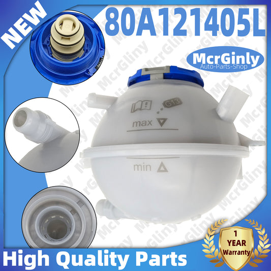 Engine coolant reservoir with cap suitable for Audi Q5 2017/18-2024 2.0T #80A121405Q- n
