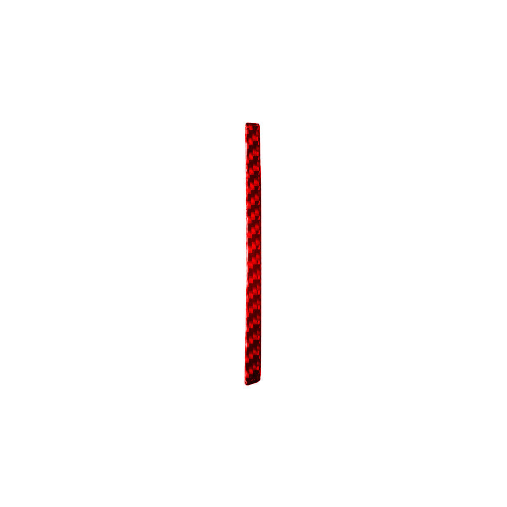 Red Carbon Fiber Storage Boxes Left Side Cover Trim for Nissan Altima 2019-2022