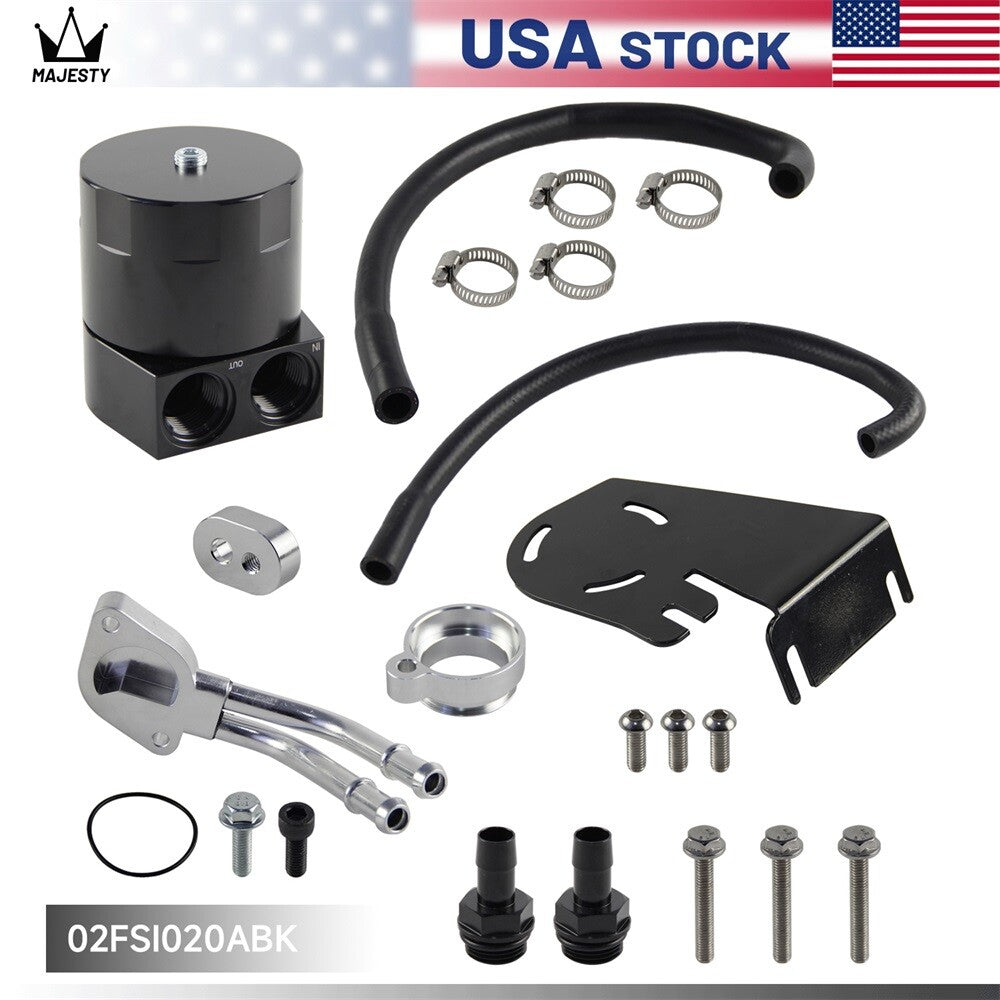 Baffled Oil Catch Can For 2011¨C2016 for Ford F-250 F-350 Super Duty 6.7L