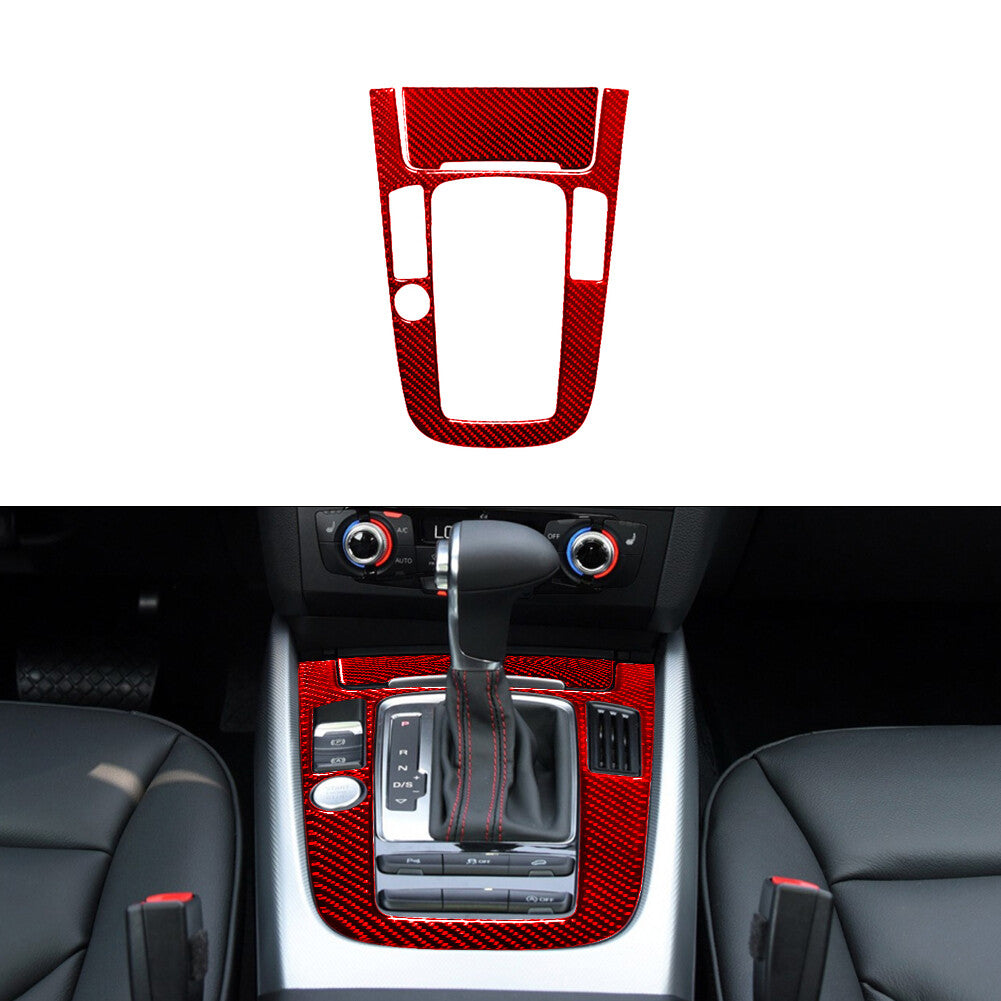 2x for Lincoln for Navigator 2007-14 Carbon Fiber Interior Tweeter Cover Trim Red v