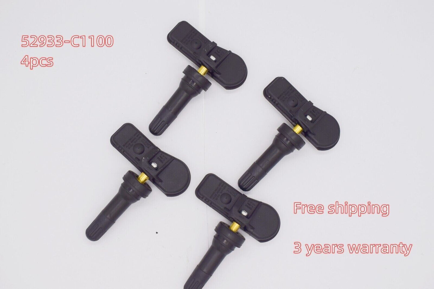 4-pack TPMS transmitter 52933-C1100 tire pressure sensor 433MHz for Hyundai and for Kia n