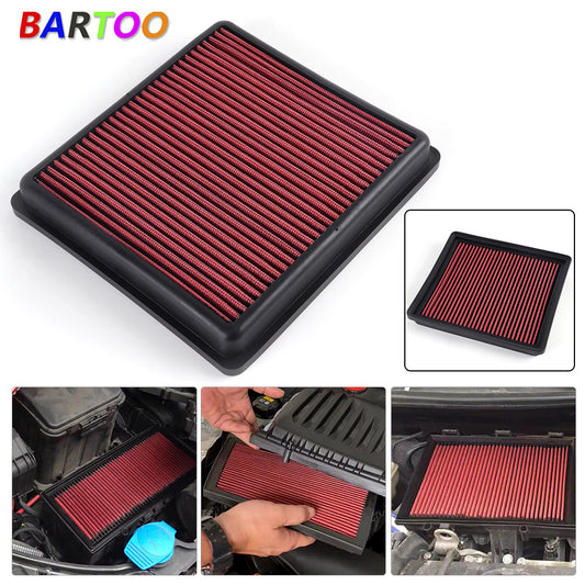 33-2990 Washable High Flow Panel Air Filter Replacement for BMW 320i/328i 2.0L Q