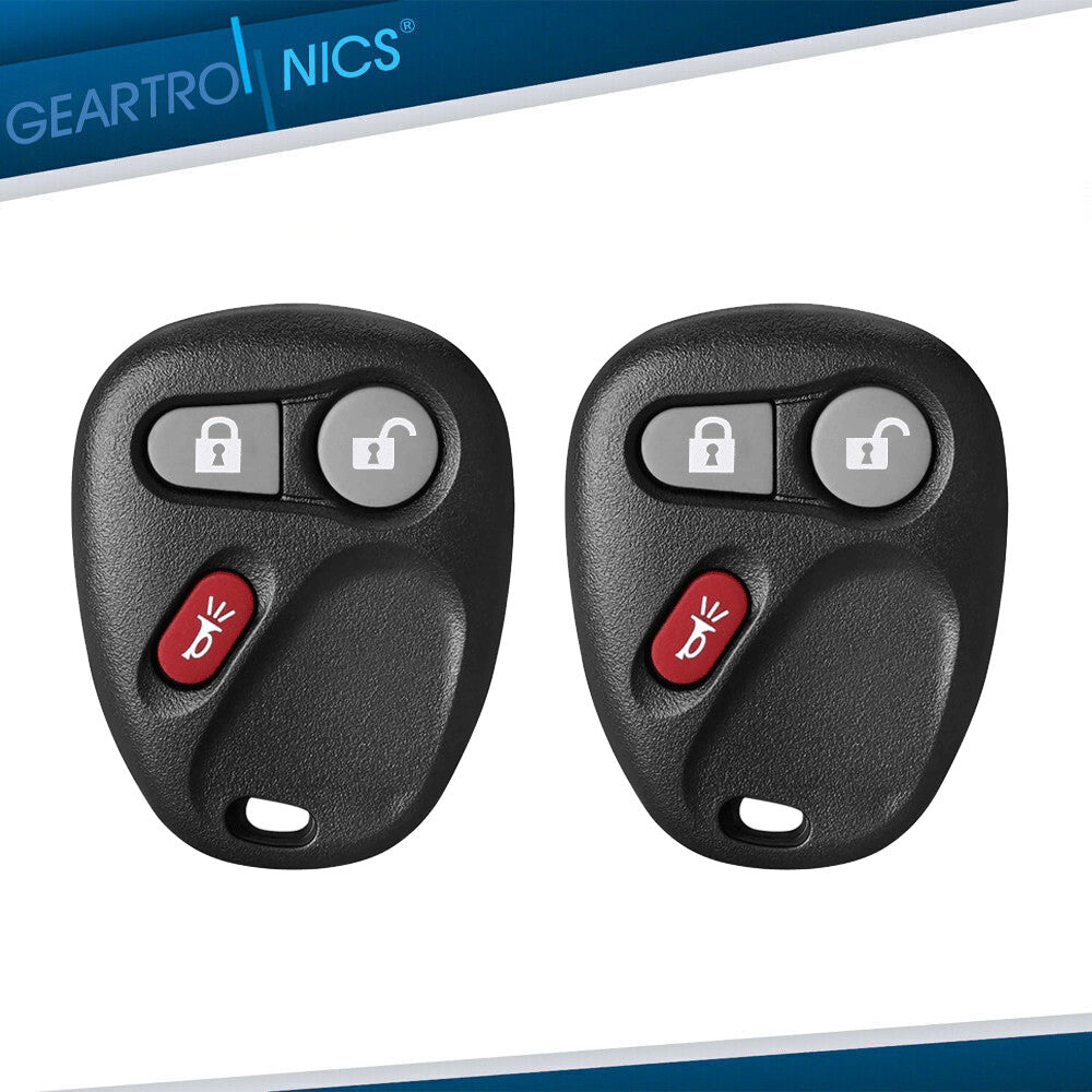 2 Replacement for Chevrolet Silverado 2003 2004 2005 2006 Remote Car Key Fob