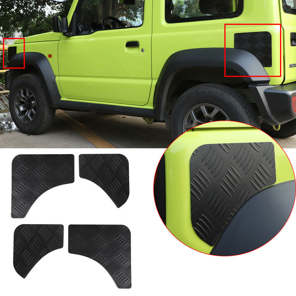 for Suzuki for Jimny 19-22 Alloy Black Front & Rear Fender Protector Panel Cover B n