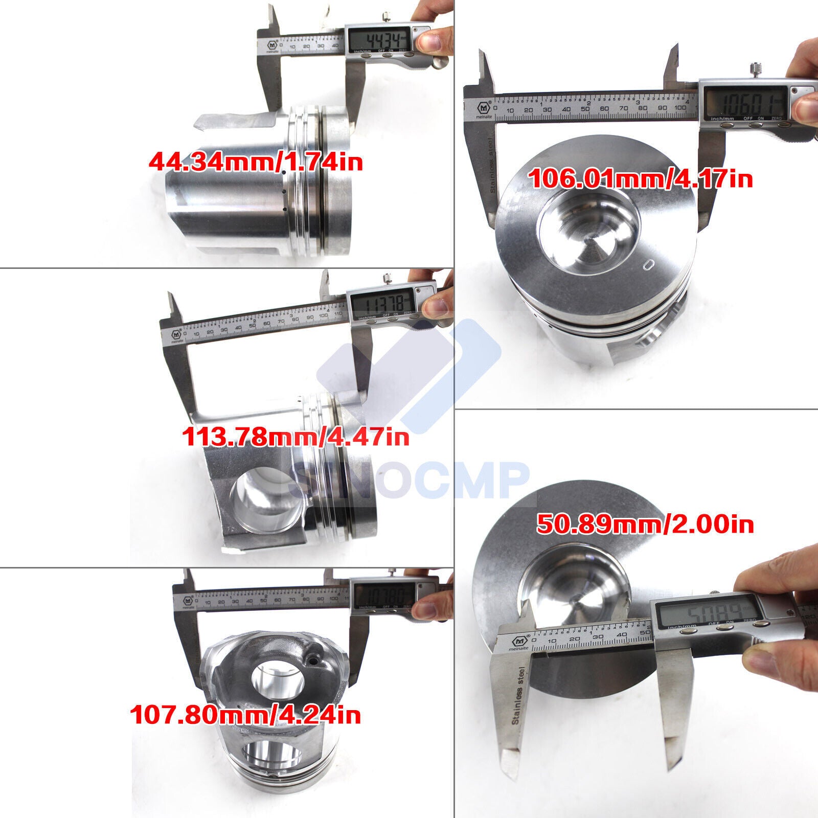 Overhaul Rebuild Kit for S6D108 SA6D108-1 SAA6D108E-2 Komatsu PC300-5 PC350-6