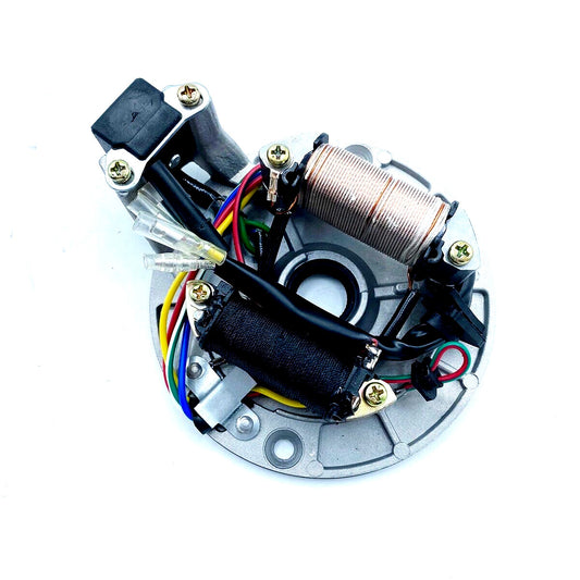 2 Coil Magneto Stator Plate For 90cc 110cc 125cc SUV Pit Dirt Bike ATV Go Kart