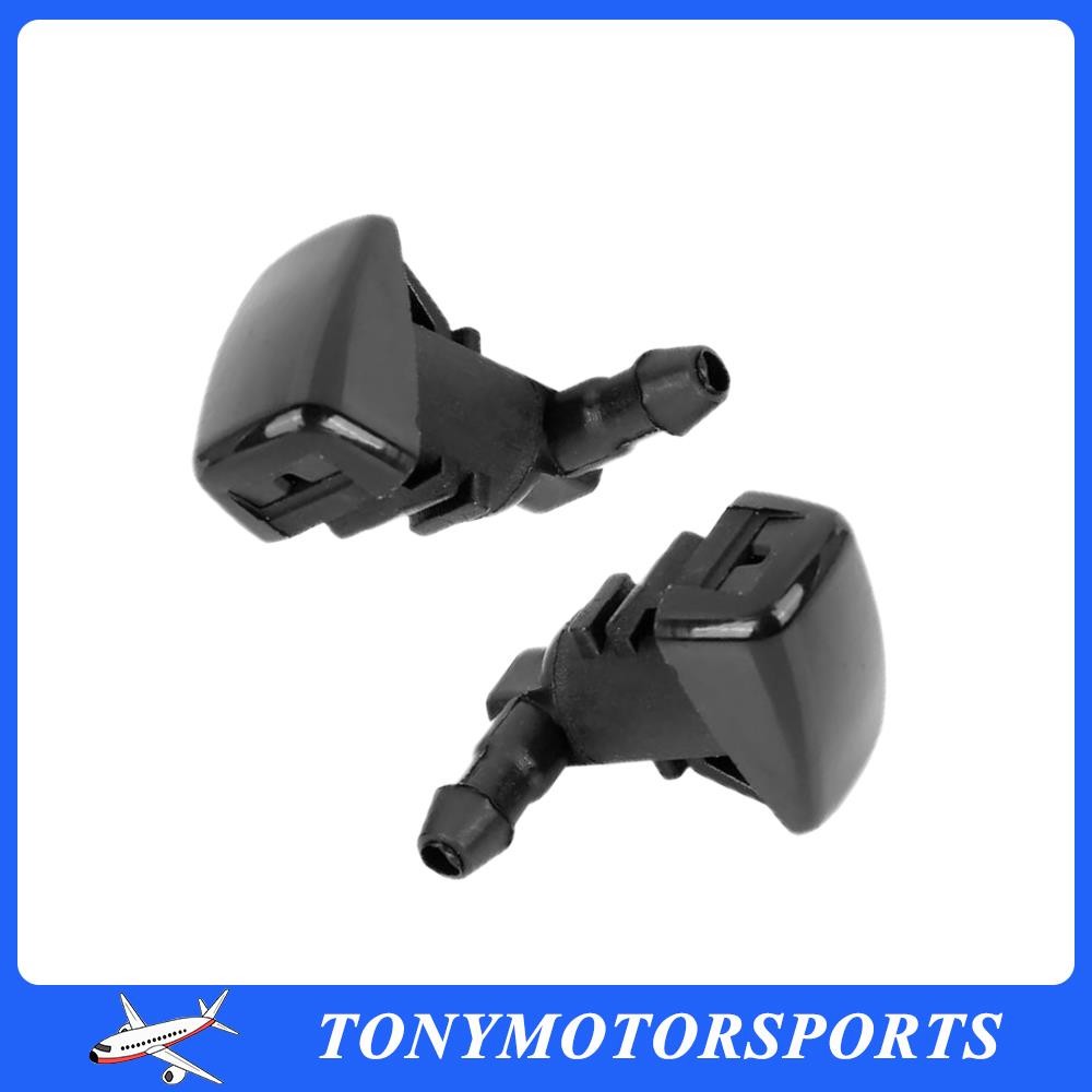 Fit For CTS 2009 2010 to 2015 Set of 2 Front Windscreen Wiper Washer Nozzle