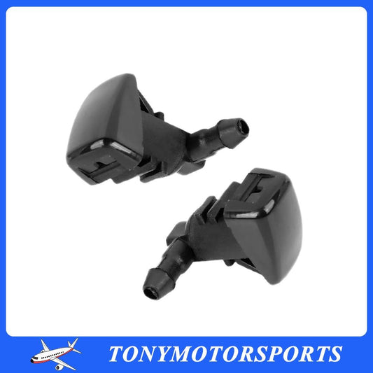Fit For CTS 2009 2010 to 2015 Set of 2 Front Windscreen Wiper Washer Nozzle
