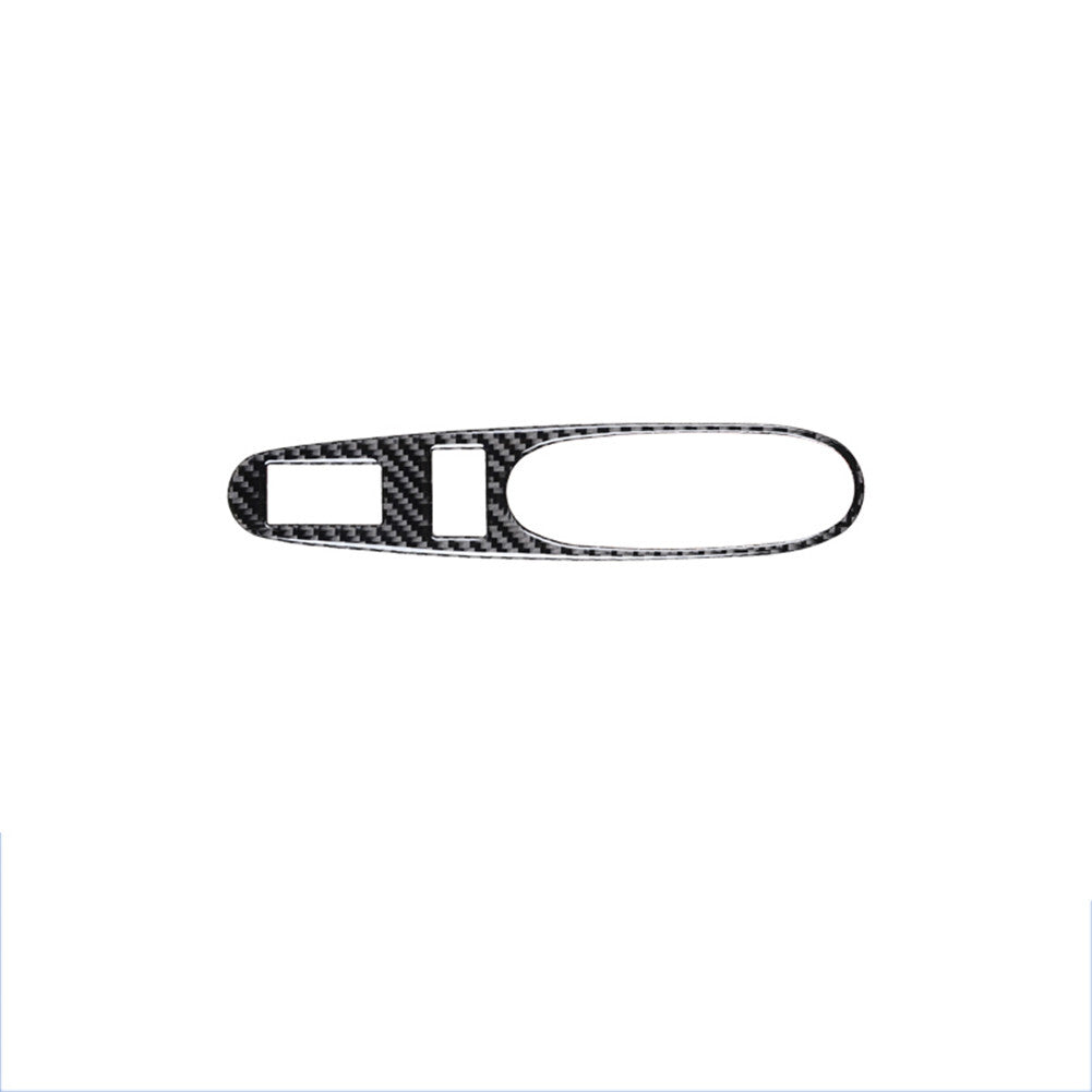 Red Carbon Fiber Steering Wheel Button Cover Trim Type A for Chrysler 300 05-07 v
