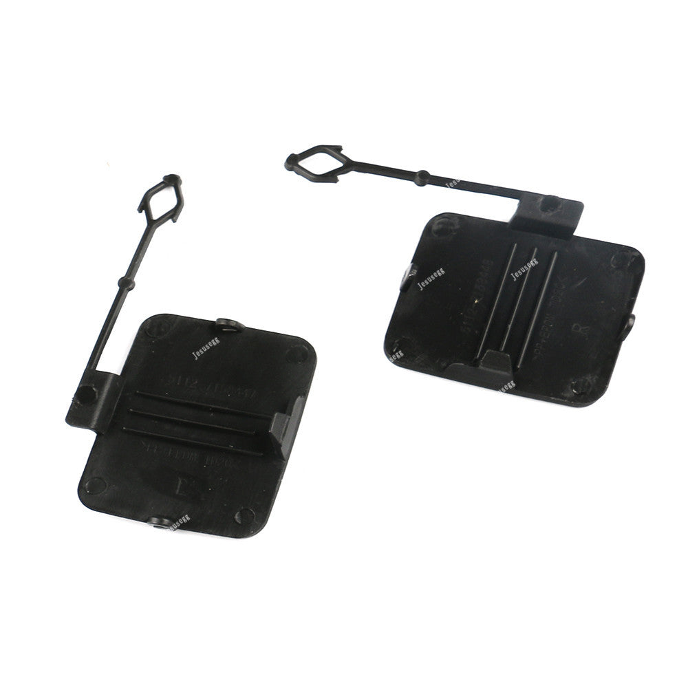 Driver + Passenger Set Hand Rear Bumper Tow Hook Cover Cap for BMW for X5 E70 Q