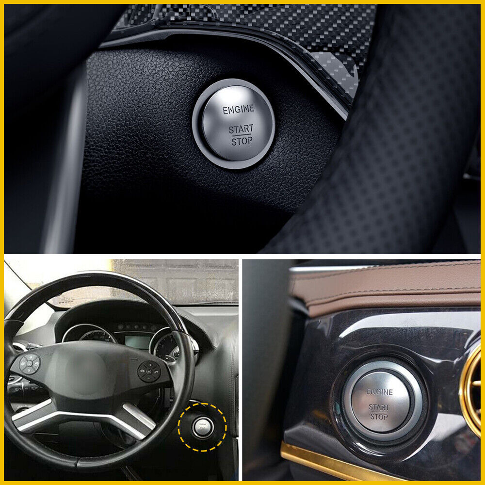 Compatible with push-button keyless start/stop engine start/stop button - n